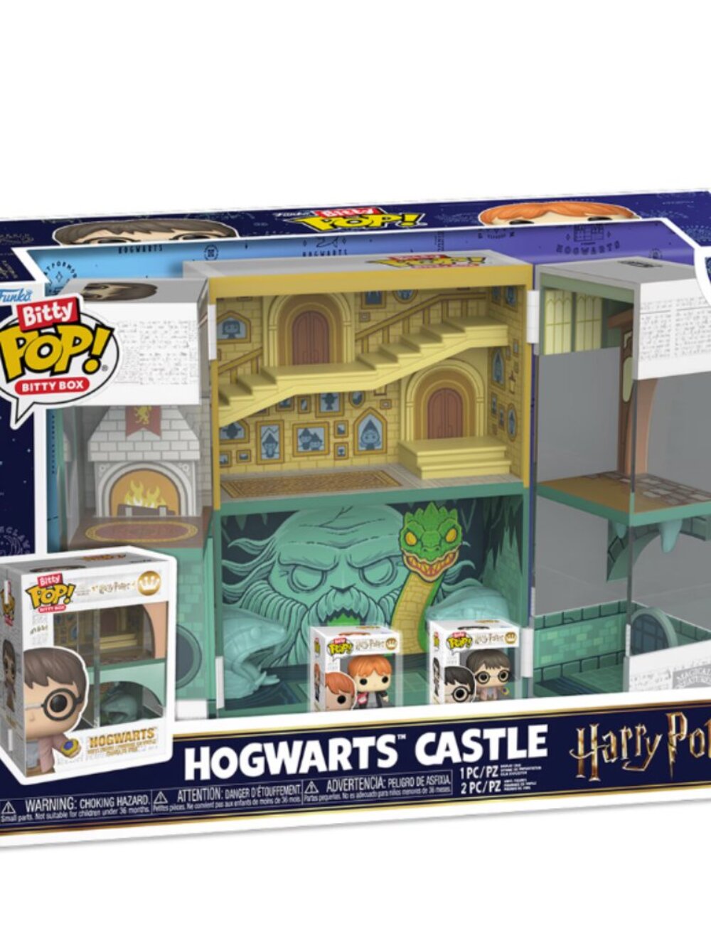 Funko Bitty POP! Harry Potter Hogwarts Box Harry & Ron Mini Figures